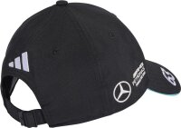 Mercedes-Benz Cap George Russell Mercedes-AMG F1 schwarz, Polyester (recycelt)