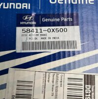 Original Genuine Patrs KIA Hyundai Bremsscheibe vorne 58411-0X500