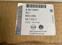 Original Opel Crossland/Crossland-X  Stoßfänger Zierleiste rechts 39119401