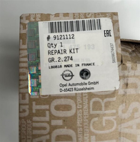 Original Opel Renault Keilrippenriemen Keilrippenriemensatz 9121112