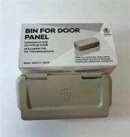 Skoda Abfalleimer Türverkleidung Abfallbehälter Tür beige