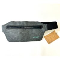 Original Skoda Bauchtasche Geldgürtel Tasche grau 000087312C