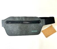 Skoda Bauchtasche Geldgürtel Tasche grau 000087312C