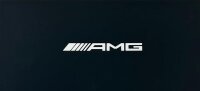 Mercedes-Benz AMG Schlüsselanhänger Affalterbach schwarz silber Edelstahl Leder