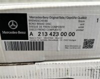 Original Mercedes Benz E-Klasse W213 1xBremsscheibe hinten A2134230000