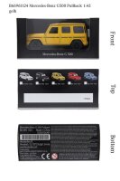Mercedes-Benz G-Klasse Geländewagen W465 Modell 1:43 MANUFAKTUR sonnengelb uni
