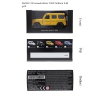 Mercedes Benz G-Klasse Geländewagen W465 Modell 1:43 MANUFAKTUR sonnengelb uni