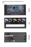 Mercedes-Benz G-Klasse Geländewagen W465 Modell 1:43 MANUFAKTUR vintageblau uni