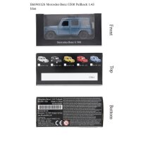 Mercedes Benz G-Klasse Geländewagen W465 Modell 1:43 MANUFAKTUR vintageblau uni