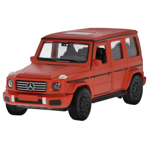 Mercedes Benz G-Klasse Geländewagen W465 Modell 1:43 manufa. kupferorange magno