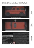 Mercedes-Benz G-Klasse Geländewagen W465 Modell 1:43 manufa. kupferorange magno