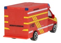 Mercedes-Benz Sprinter Feuerwehr rot, Majorette, 7,62 cm (3 Zoll) Modell