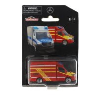 Mercedes-Benz Sprinter Feuerwehr rot, Majorette, 7,62 cm (3 Zoll) Modell
