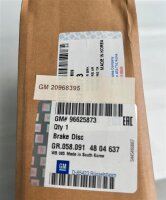 Original GM Opel Antara L07 Bremsscheibe hinten 96625873