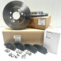 Original GM Opel Corsa C Meriva Tigra Bremsenkit Satz Scheiben Beläge1672079480