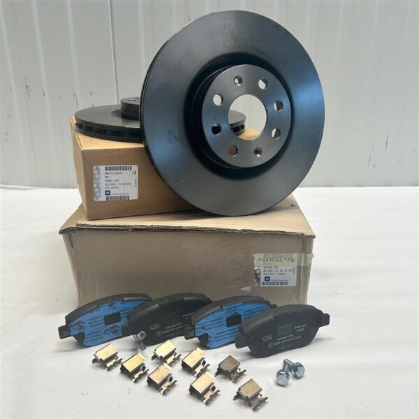 Original GM Opel Corsa D Kasten Bremsenkit Bremsscheiben Beläge Vorn 1678079180