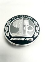 Mercedes-Benz AMG Radnabenabdeckung mit AMG Wappen, 4er Set silberfarben