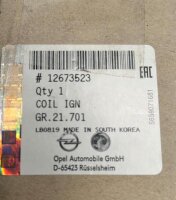 Original Opel Karl Astra K Mokka X Zündmodul Zündspule 12673523