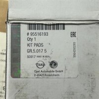 Opel Bremsbelag Satz Bremsbacken Mokka Astra J Zafira hinten