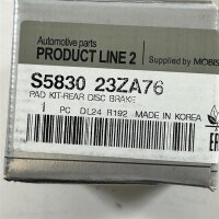 Original ATE Bremsbelag Satz Mazda vorne S5830 23ZA76