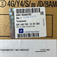 Original Opel Gurtschloss Rechts Vorne für Opel Mokka 42444602