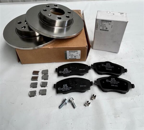Original Opel Corsa C Bremsscheibensatz Bremsklötze Bremsenkit 93182589