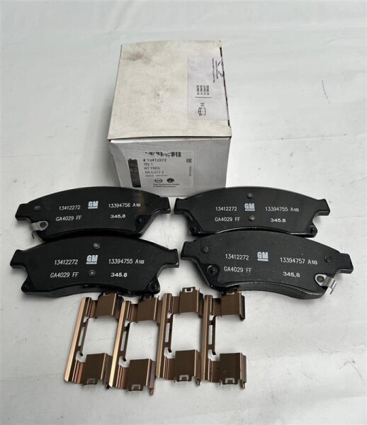 Original GM Opel Astra J Chevrolet Nissan Bremsensatz Bremsbelagsatz 13412272