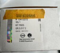 Original GM Opel Astra J Chevrolet Nissan Bremsensatz Bremsbelagsatz 13412272