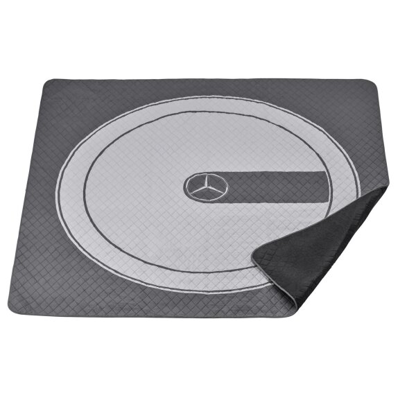 Mercedes-Benz Picknickdecke G-Klasse titangrau  hellgrau, Polyester B66959881