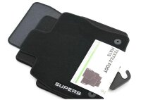 Skoda Textilfußmatten-Set Premium Skoda Superb III...