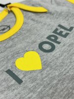 Opel Baby Body I Love OPEL Größe 50-56 Grau Gelb