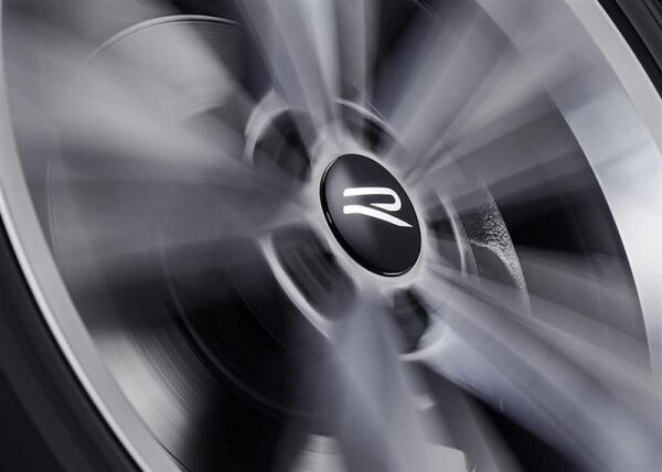 Volkswagen Nabenkappe für LM-Felge mit stehendem Logo im Fahrbetrieb 000071213F Gebraucht