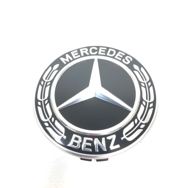 Original Mercedes Benz Radnabenabdeckung Lorbeerkranz Schwarz A22240022009040