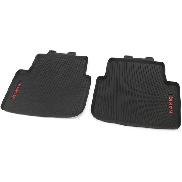 Gummifußmatten-Set hinten, rot  gebraucht