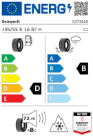 Opel Crossland X 4x Winterkomplettrad  195/55 R16 87H 9836178980 ET32 6,5Jx16