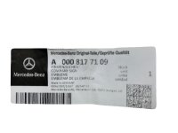 Mercedes-Benz AMG Emblem Affalterbach Stoßstange Motorhaube dark chrome