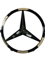 Mercedes-Benz Stern Emblem schwarz glänzend lackiert Kühlergrill