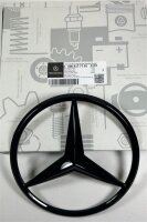 Mercedes-Benz Stern Emblem schwarz glänzend lackiert Kühlergrill