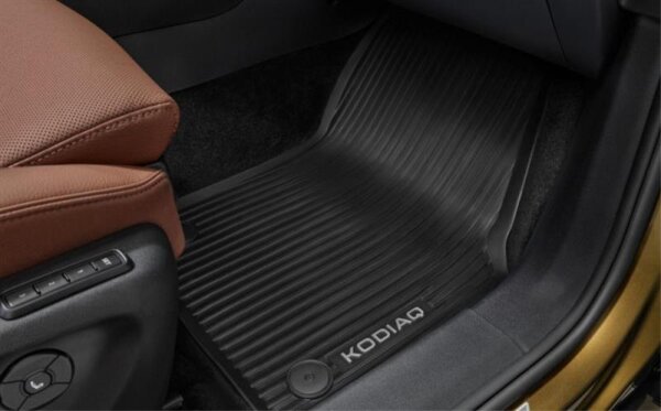 Skoada Allwetterfußmatten-Set Kodiaq II