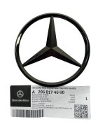 Mercedes-Benz Dark Chrom Mercedes-Stern Emblem für C-Klasse 206