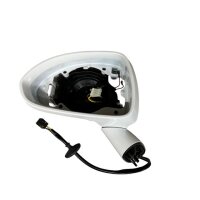 Opel Corsa D Außenspiegel Gehäuse links weiß