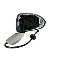 Opel Corsa D Außenspiegel Gehäuse links weiß