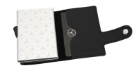 Mercedes-Benz Mini-Geldbörse schwarz, Rindleder