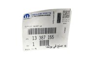 Original Opel GM Astra J links Frontverkleidungsverlängerung Spoiler 13387155