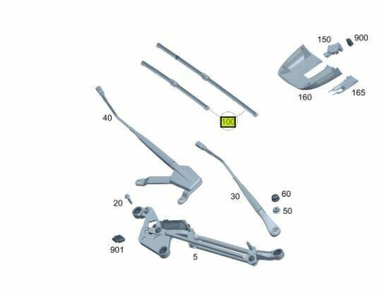 Mercedes-Benz Scheibenwischer vorn V-Klasse/Vito Geöffnete Verpackung