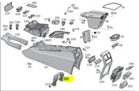 Mercedes-Benz Halter Blech für Innenraumheizung W166 W292