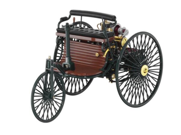 Mercedes-Benz Patent Motorwagen (1886) Modell 1:18 grün Norev Oldtimer