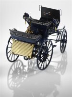 Mercedes-Benz Daimler Motorkutsche (1886) blau Norev 1:18  Oldtimer