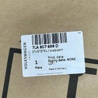 Original Volkswagen Stützteil Camp Mobile vorn Mitte Multivan Typ 2 7LA807699D