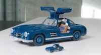 Mercedes-Benz Mattel Hot Wheels 300 SL W 198 HWW25 1:12 Bauset 1600 Teile blau